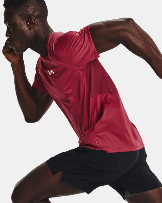Men's UA Speed Stride 2.0 T-Shirt, Pink, pdpMainDesktop image number 0